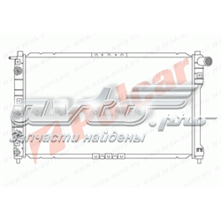 2922082 Polcar radiador refrigeración del motor