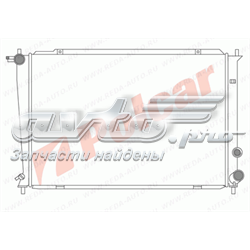 406208-1 Polcar radiador refrigeración del motor