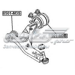 0501-M3S Akitaka silentblock de suspensión delantero inferior