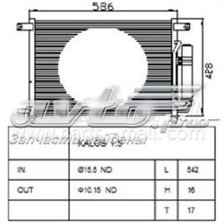 PXNCC-019 Parts-Mall condensador aire acondicionado