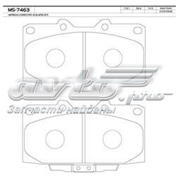 MS7463 Masuma pastillas de freno delanteras