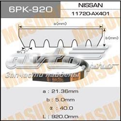 6PK920 Masuma correa trapezoidal