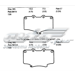 MKD611 Friction Master pastillas de freno delanteras