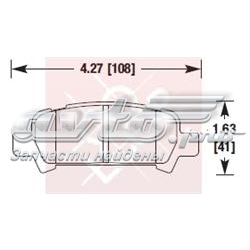 CMX770 Friction Master pastillas de freno traseras