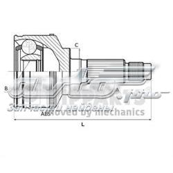 N2820522 Nipparts junta homocinética exterior delantera