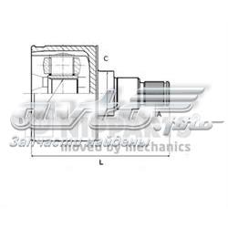 N2830504 Nipparts junta homocinética interior delantera derecha