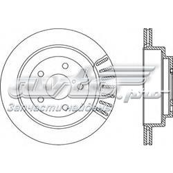 BDR1494.20 Open Parts disco de freno trasero