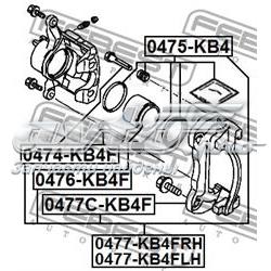 0476-KB4F Febest émbolo, pinza del freno delantera