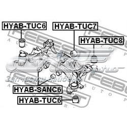 HYAB-TUC8 Febest suspensión, cuerpo del eje trasero