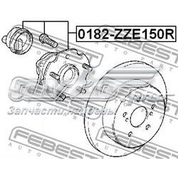 0182-ZZE150R Febest cubo de rueda trasero