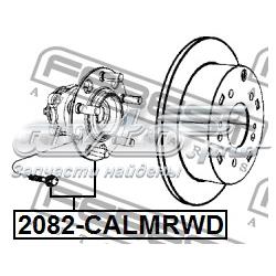 2082-CALMRWD Febest cubo de rueda trasero