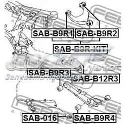 SABB9RKIT Febest silentblock de brazo de suspensión trasero superior