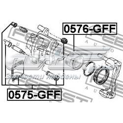 0576GFF Febest pinza de freno delantera derecha