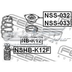 NSHB-K12F Febest tope de amortiguador delantero, suspensión + fuelle