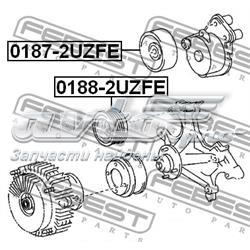 0188-2UZFE Febest polea inversión / guía, correa poli v