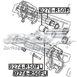 0276R50F Febest émbolo, pinza del freno delantera