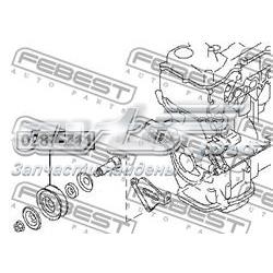 0287-Z11 Febest rodillo, correa trapecial poli v