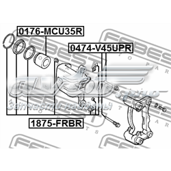 1875-FRBR Febest juego de reparación, pinza de freno trasero