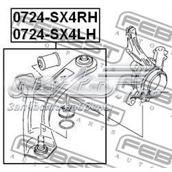 0724-SX4LH Febest barra oscilante, suspensión de ruedas delantera, inferior izquierda