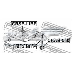 2023-NITF Febest soporte de barra estabilizadora delantera