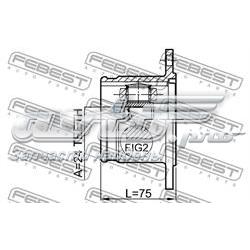 0711-GVJBLH Febest junta homocinética interior delantera izquierda