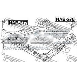 NAB-281 Febest bloqueo silencioso (almohada De La Viga Delantera (Bastidor Auxiliar))