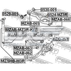  Silentblock de amortiguador trasero para Ford Focus 2 