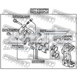 0475-V45F Febest juego de reparación, pinza de freno delantero