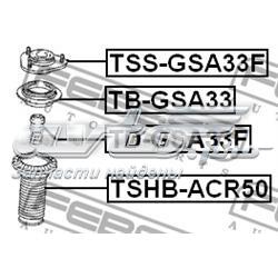 TD-GSA33F Febest almohadilla de tope, suspensión delantera