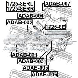 17258E Febest brazo de suspension trasera