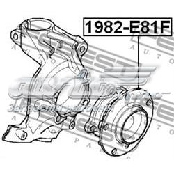 1982-E81F Febest cubo de rueda delantero