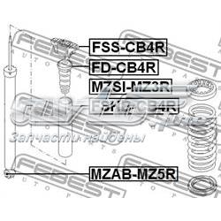 FSS-CB4R Febest soporte amortiguador trasero