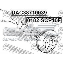 0182-SCP10F Febest cubo de rueda delantero