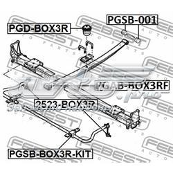 PGSB-001 Febest silentblock para gemela de ballesta