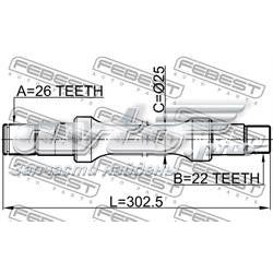  Árbol de transmisión delantero derecho para Suzuki SX4 GY