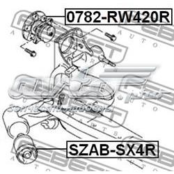 0782-RW420R Febest cubo de rueda trasero