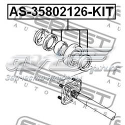 AS-35802126-KIT Febest cojinete de rueda trasero