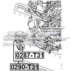 0287-T31 Febest rodillo, correa trapecial poli v