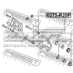 0275R20F Febest juego de reparación, pinza de freno delantero