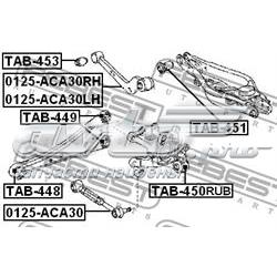 TAB-450RUB Febest silentblock de mangueta trasera