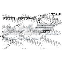 NEXB-011 Febest soporte, silenciador