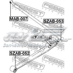  Silentblock de brazo suspensión trasero transversal para Suzuki Wagon R+ MM