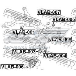 VLAB-001 Febest suspensión, cuerpo del eje trasero