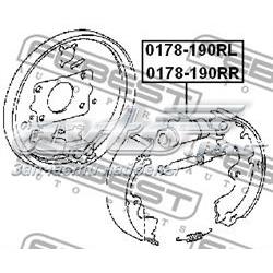 0178-190RR Febest cilindro de freno de rueda trasero