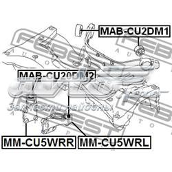 MAB-CU20DM1 Febest silentblock,suspensión, cuerpo del eje trasero, trasero