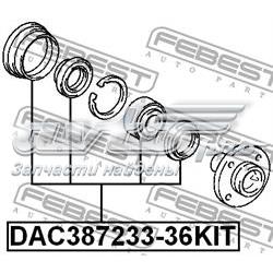 DAC387233-36KIT Febest cojinete de rueda delantero