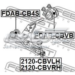 FDAB-CBVB Febest silentblock de suspensión delantero inferior