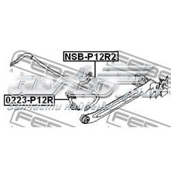 0223P12R Febest soporte de barra estabilizadora trasera