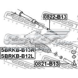  Bota De Direccion Izquierda (Cremallera) para Subaru Legacy 3 