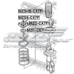MZD-CX7F Febest almohadilla de tope, suspensión delantera